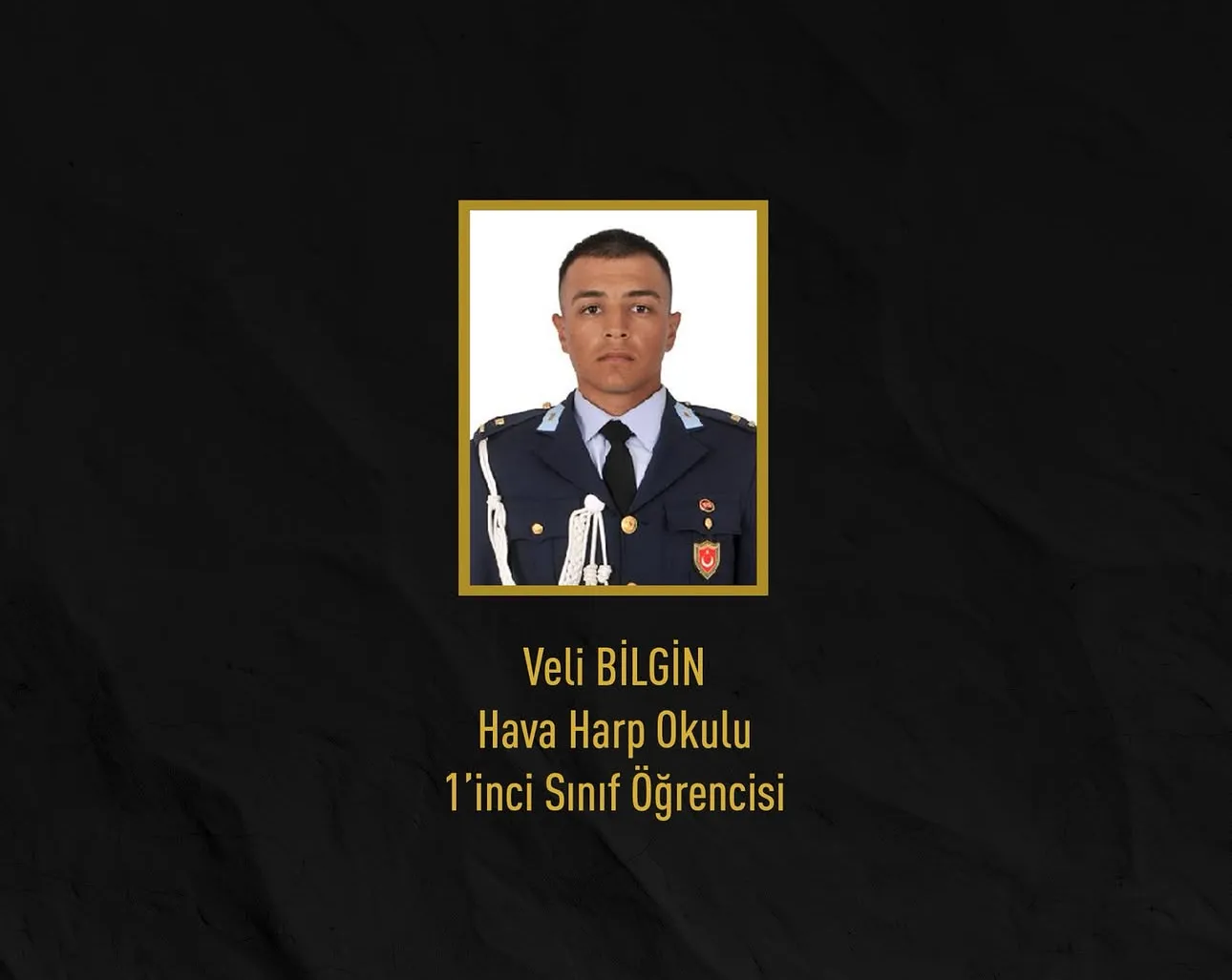 Hava Harp Okulu 1. Sınıf Öğrencisi Eğitimde Şehit Düştü