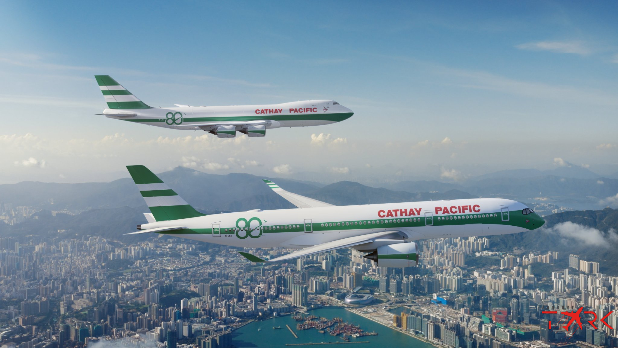 ⁩Cathay Pacific’in 80. Yılına Özel Uçuş