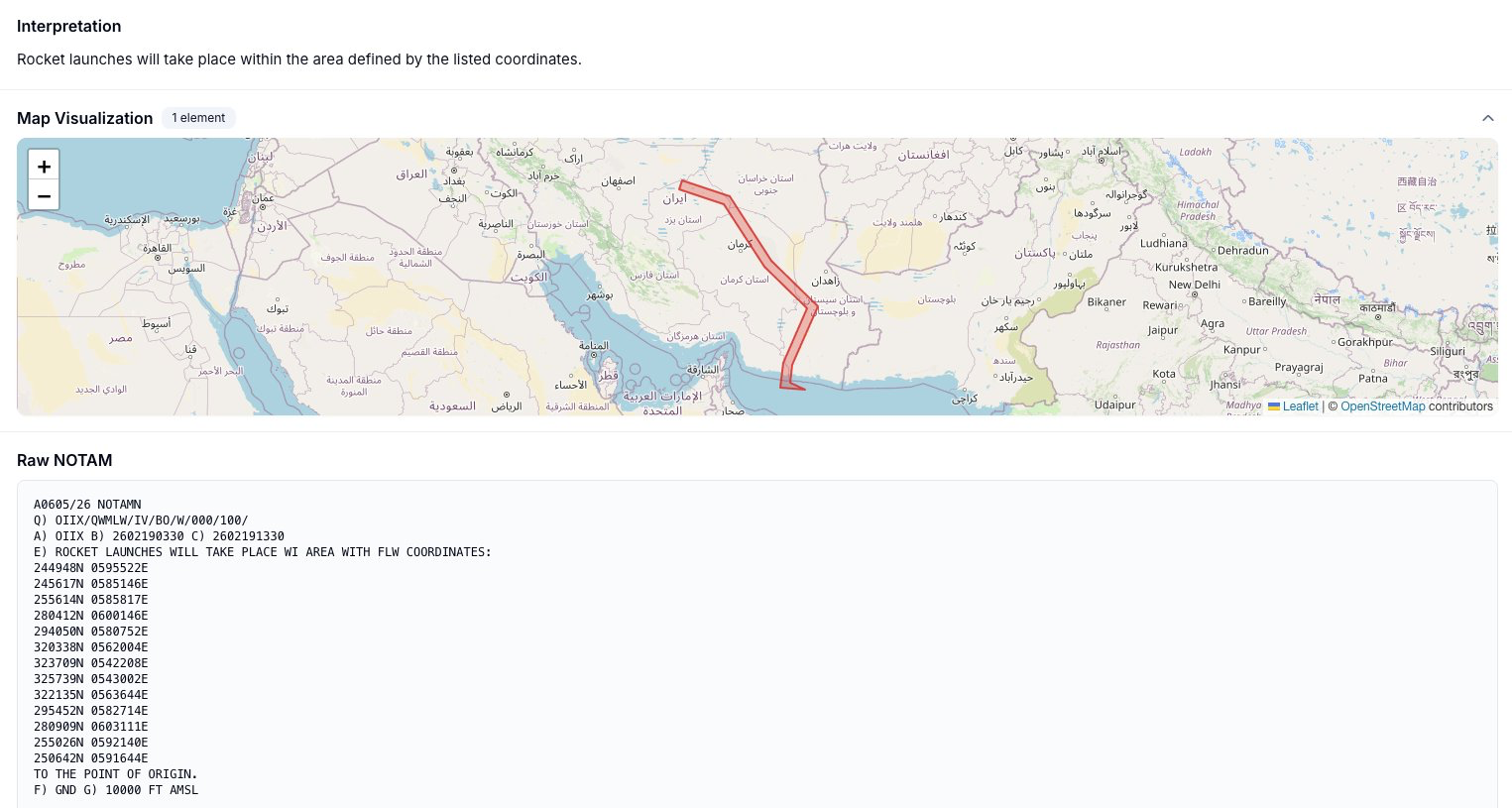Orta Doğu’da Roket Fırlatma NOTAM’ı Yayınlandı: Geniş Hava Sahası Geçici Olarak Kapatılacak