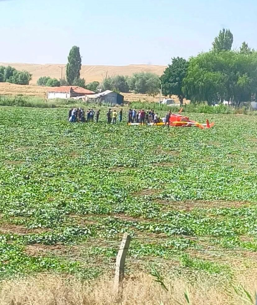 TUSAŞ'A AİT EĞİTİM HELİKOPTERİ SİNCAN'DA DÜŞTÜ: 1 CAN KAYBI, 1 YARALI
